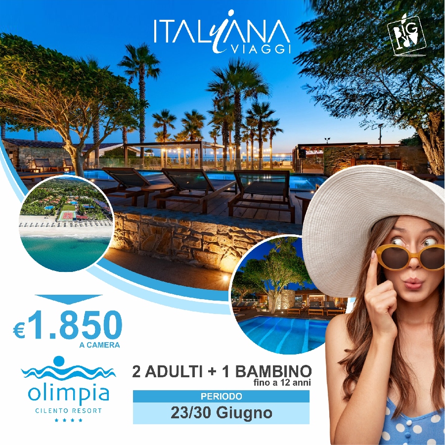   Villaggi-Turistici Olimpia Cilento Resort 4* Offerta Giugno