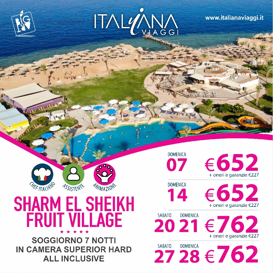   Villaggi-Turistici Sharm Aprile Mar rosso